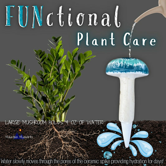 Plow & Hearth Large Mushroom Watering Spike