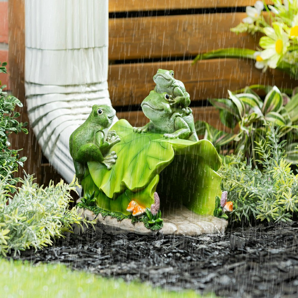 Plow & Hearth Frog Resin Downspout