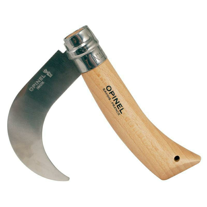 Plow & Hearth Opinel Folding Pruning/Harvest Knife Stainless Steel No. 10