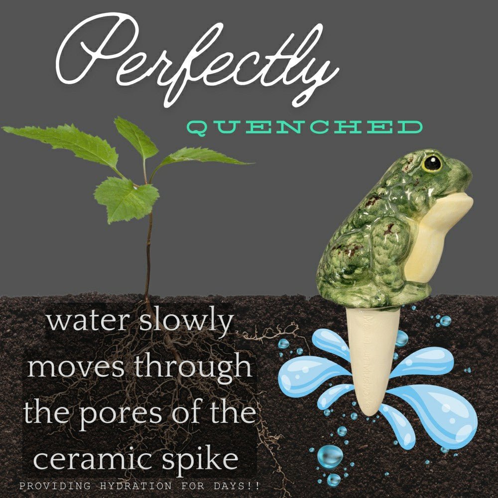 Plow & Hearth Frog Watering Spike