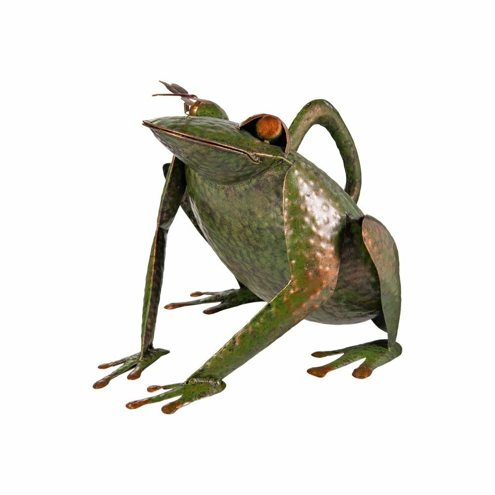Plow & Hearth Metal Frog Watering Can