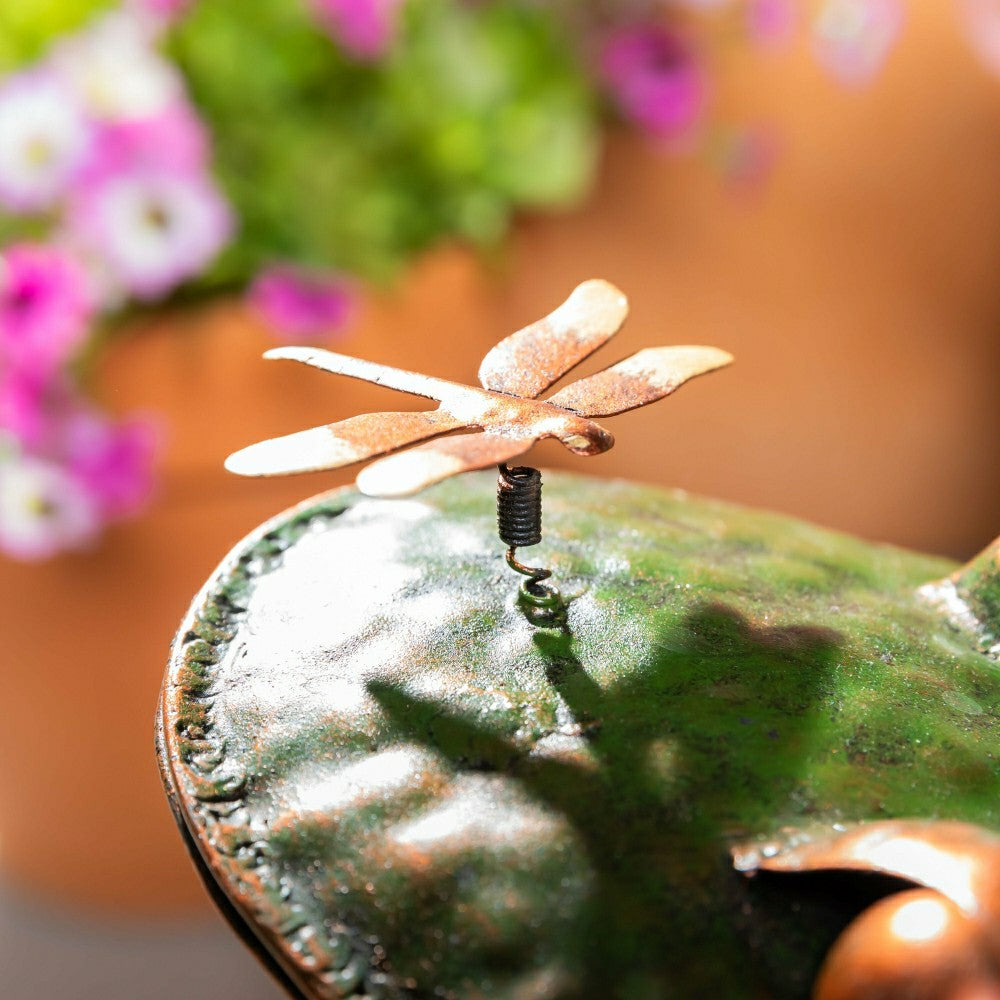 Plow & Hearth Metal Frog Watering Can
