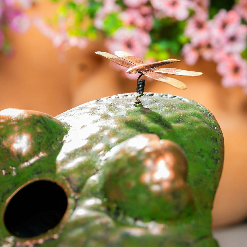Plow & Hearth Metal Frog Watering Can