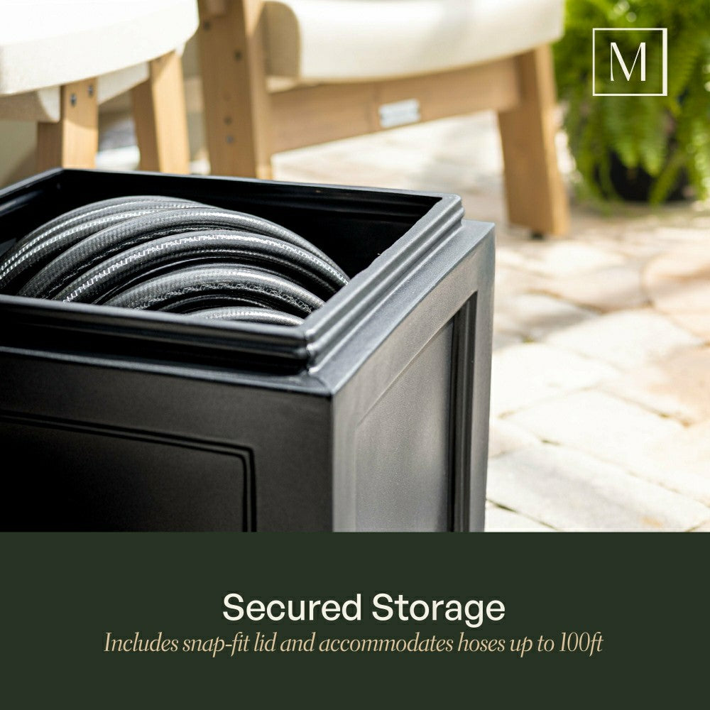 Plow & Hearth Fairfield Garden Hose Bin
