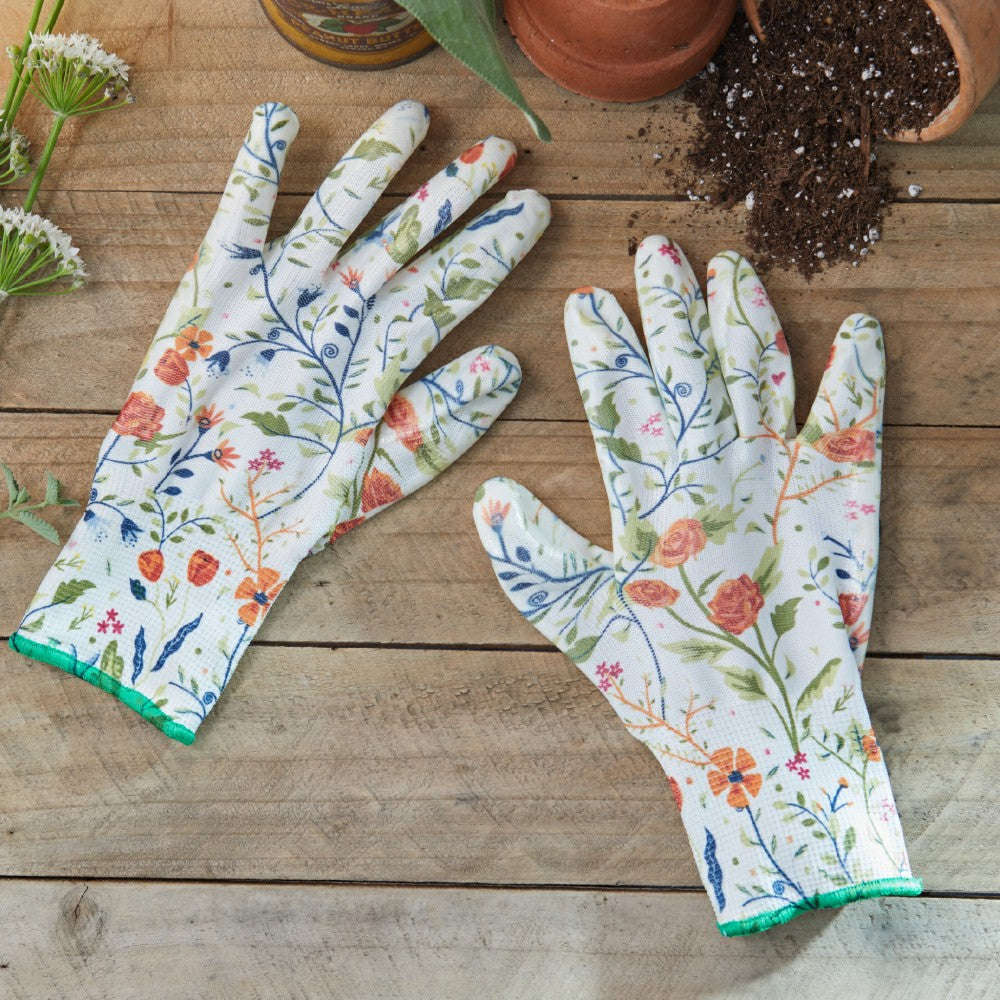 Plow & Hearth Nitrile Weeder Gloves