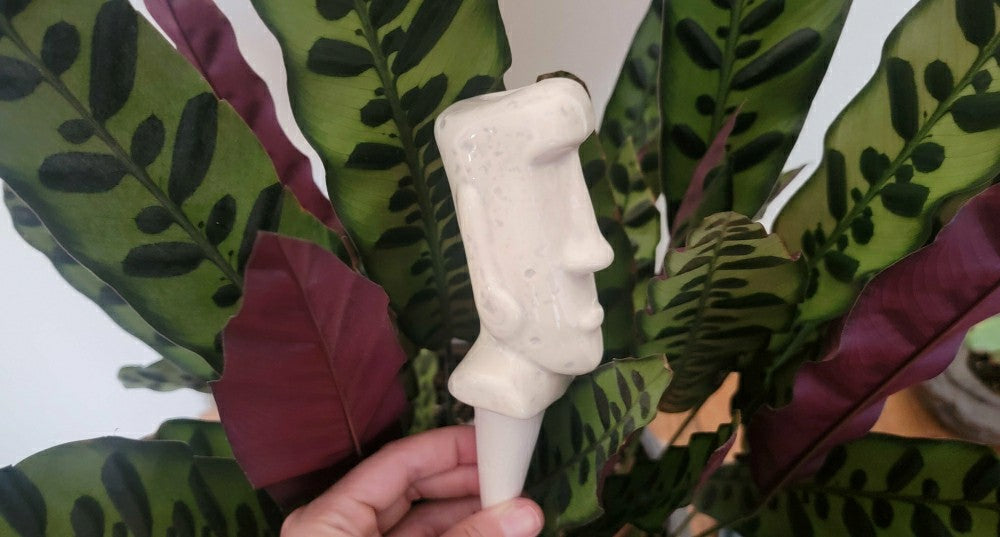 Plow & Hearth Moai Watering Spike