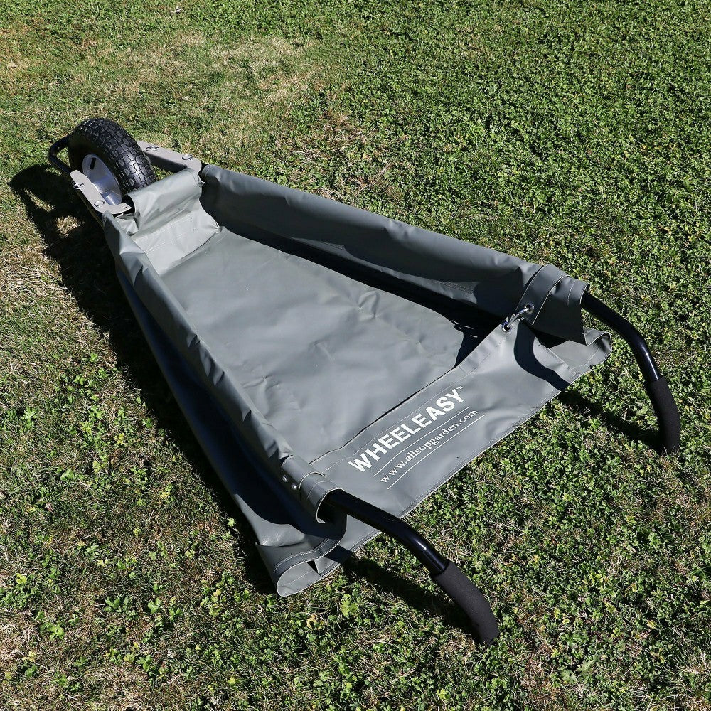 Plow & Hearth Original WheelEasy Foldable Garden Cart (Wheelbarrow)