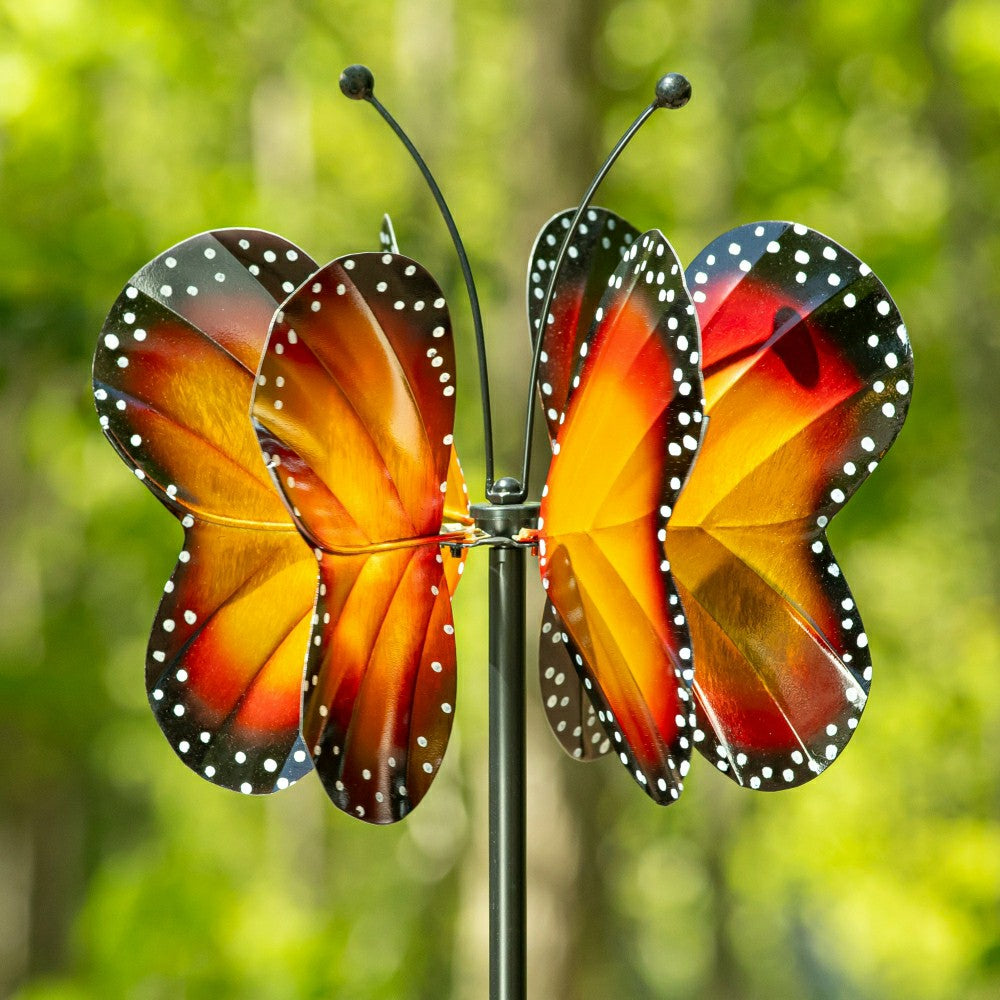 Plow & Hearth Butterfly Wings In the Wind Wind Spinner 65"H