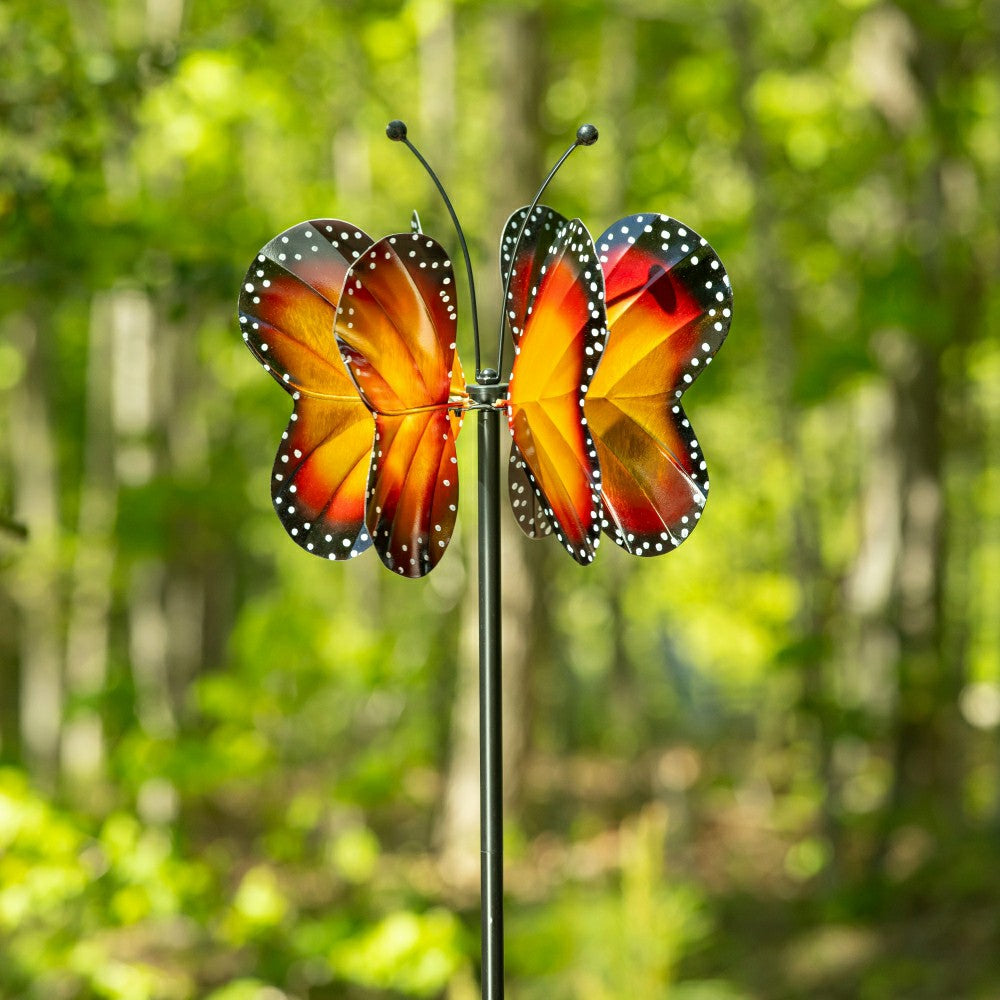 Plow & Hearth Butterfly Wings In the Wind Wind Spinner 65"H