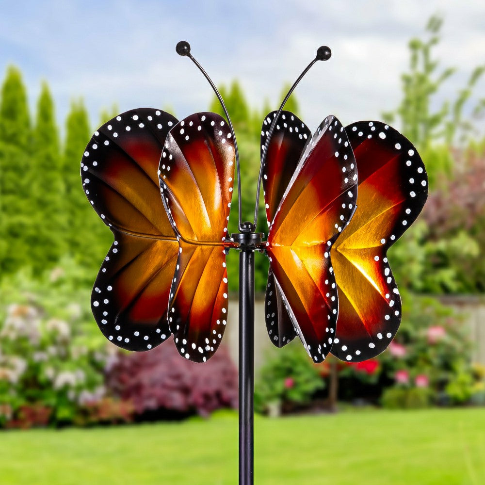 Plow & Hearth Butterfly Wings In the Wind Wind Spinner 65"H