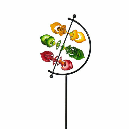 Plow & Hearth Metal Colorful Arrow Wind Spinner, 83"H