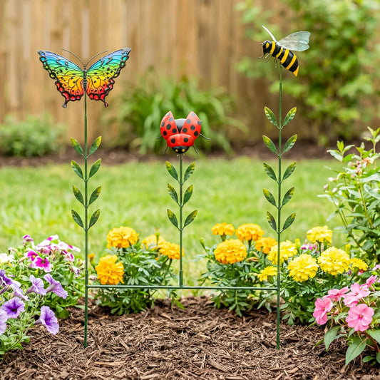 Plow & Hearth Insect Spinner Garden Stake
