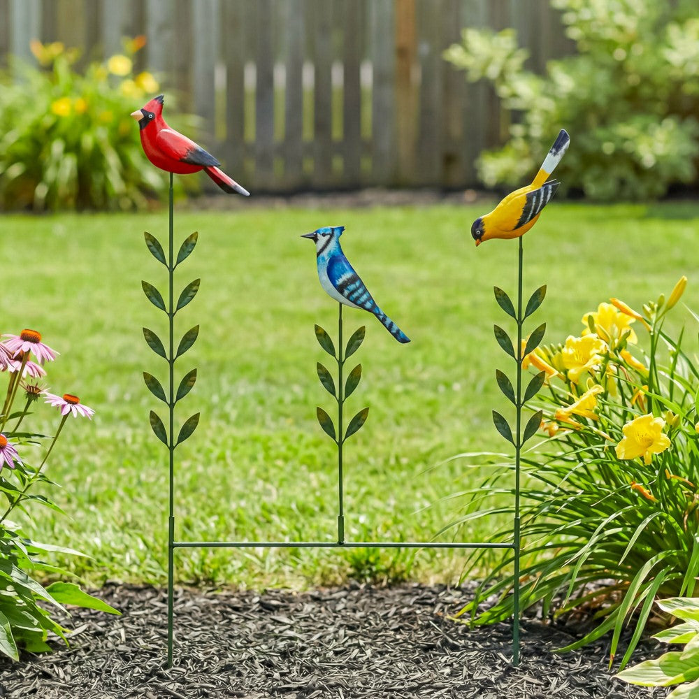 Plow & Hearth Bird Spinner Garden Stake