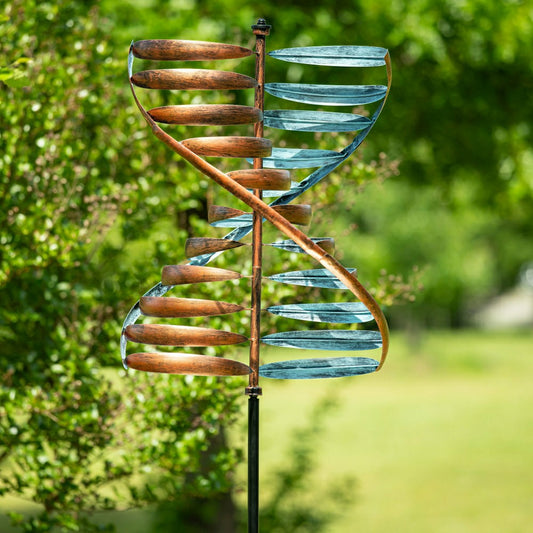 Plow & Hearth Metal Twisting Helix Spinner 90"H