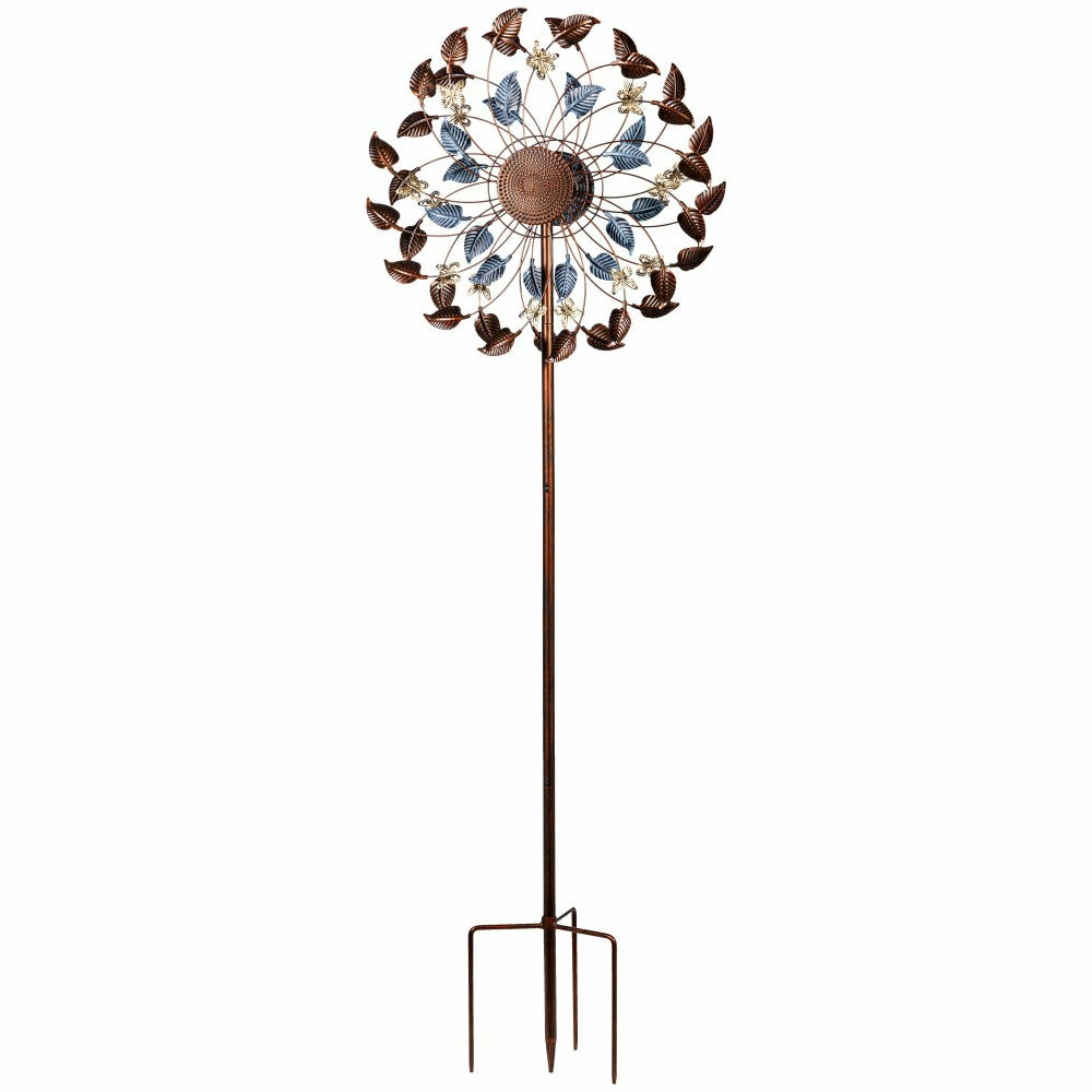 Plow & Hearth Botanic Breeze Wind Spinner 75"H