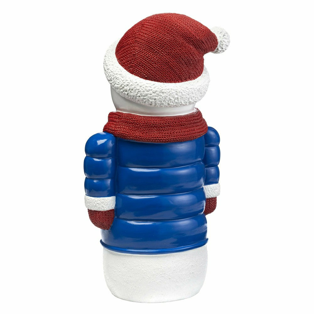 Plow & Hearth Lighted Snowman Shorty Statue