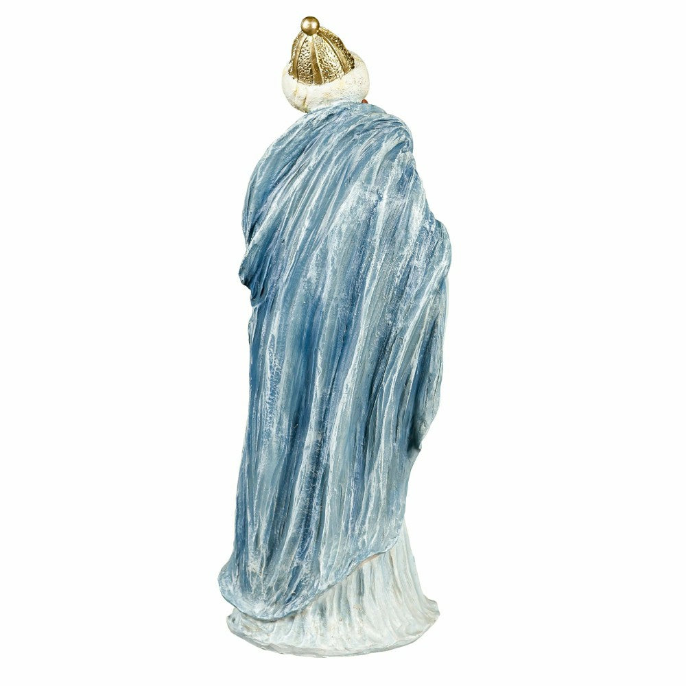 Plow & Hearth Blue Nativity Scene, Set of 7
