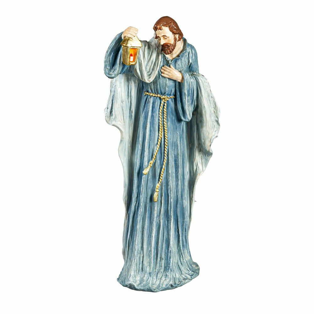 Plow & Hearth Blue Nativity Scene, Set of 7