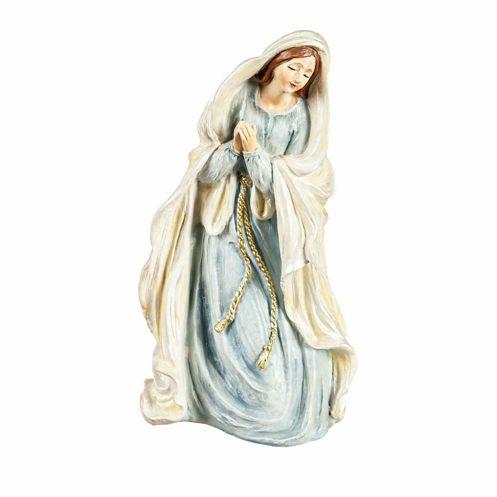 Plow & Hearth Blue Nativity Scene, Set of 7