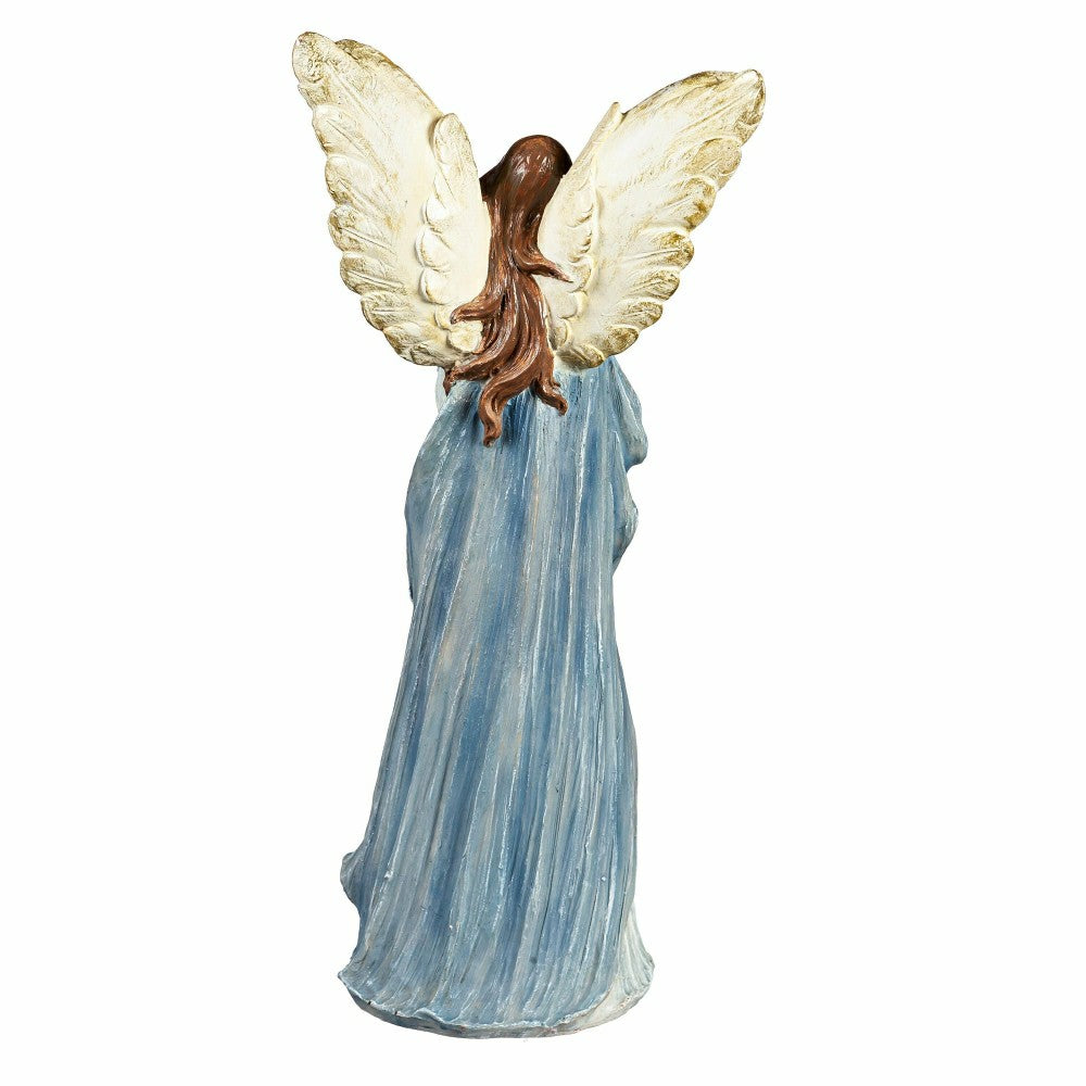 Plow & Hearth Blue Nativity Scene, Set of 7