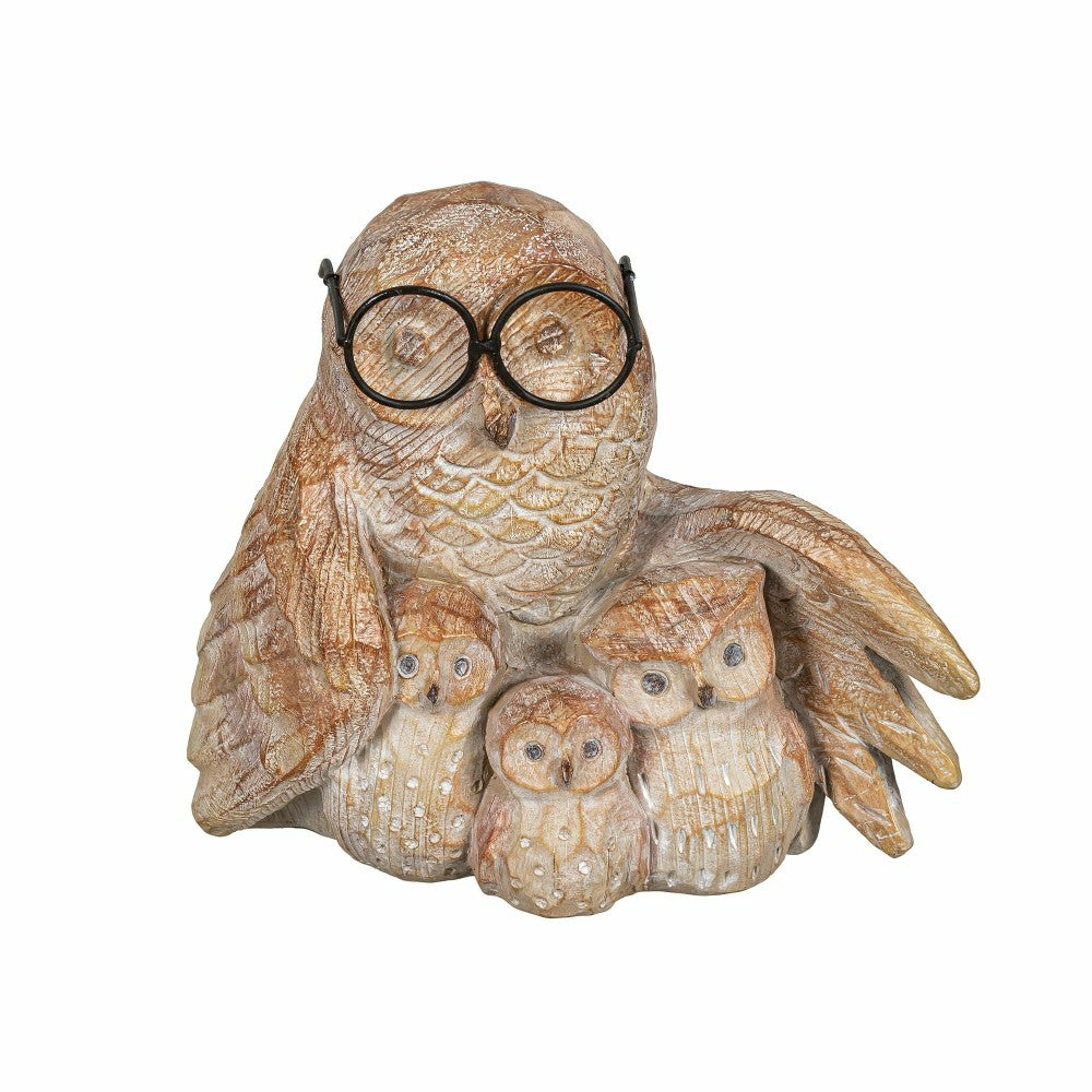 Plow & Hearth Studious Owl Statue, 7"H