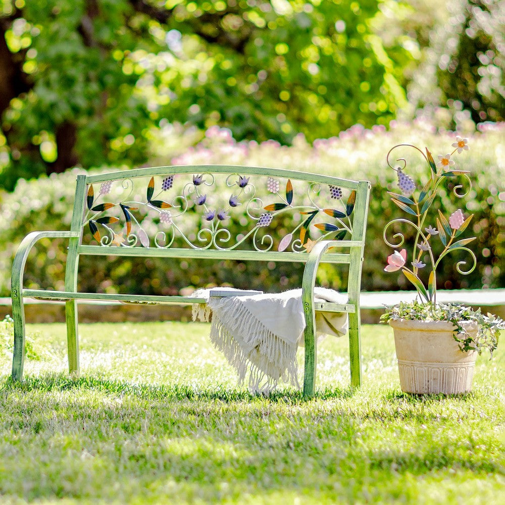 Plow & Hearth Spring Blooms Metal Garden Stake