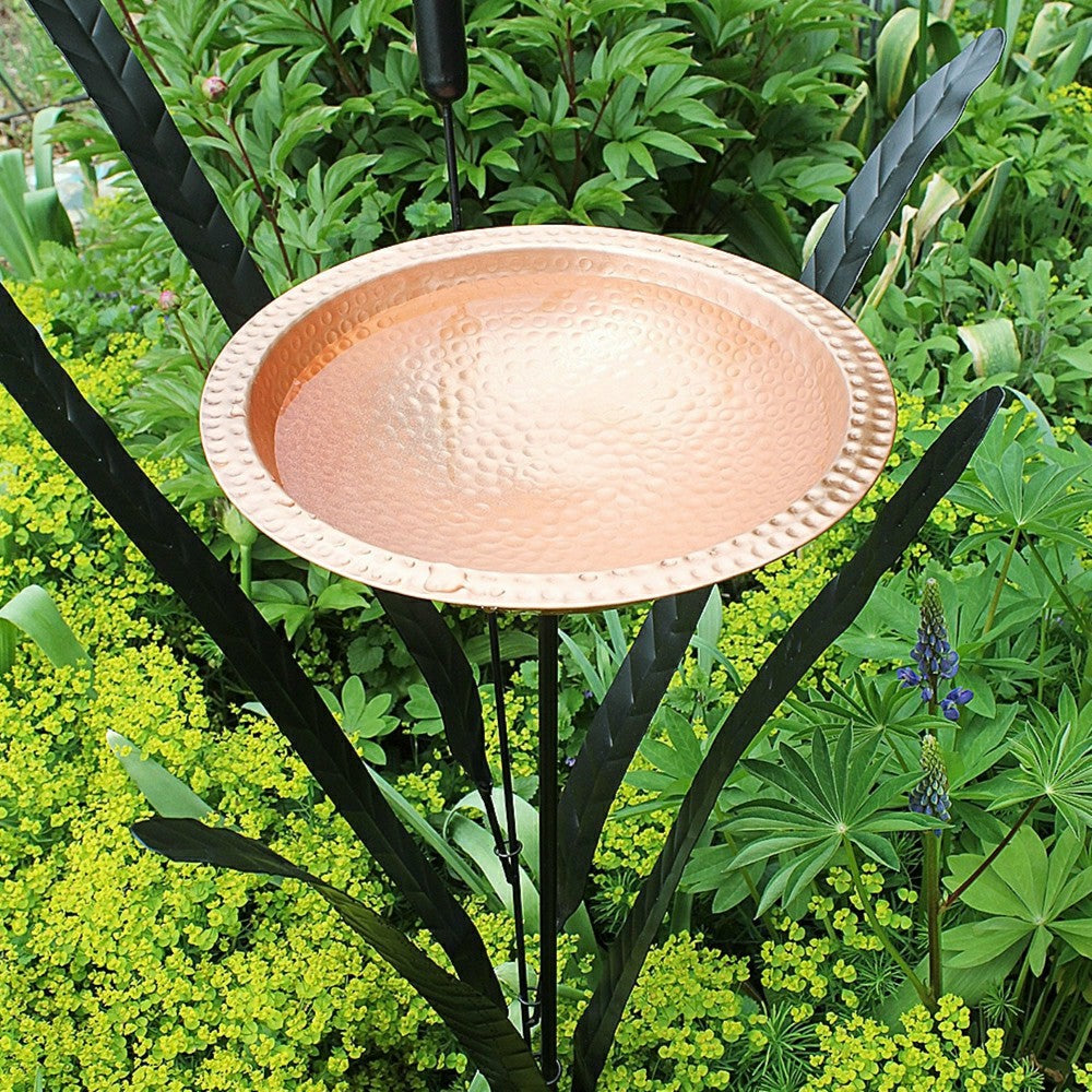 Plow & Hearth Single Cattail Birdbath