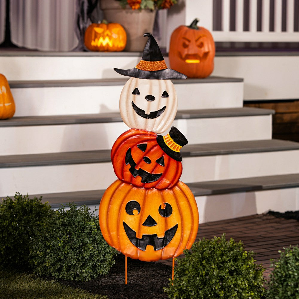 Plow & Hearth Halloween Trio Garden Stake