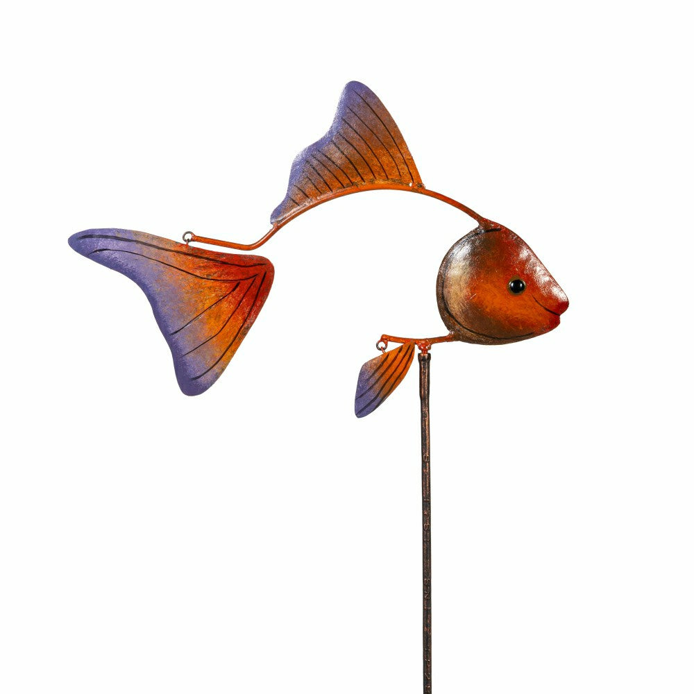 Plow & Hearth Metal Fish Garden Stake