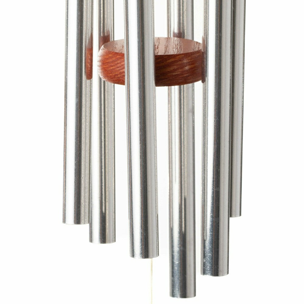 Plow & Hearth Small Weather-Resistant Aluminum & Bamboo Amazing Grace Tone Wind Chime