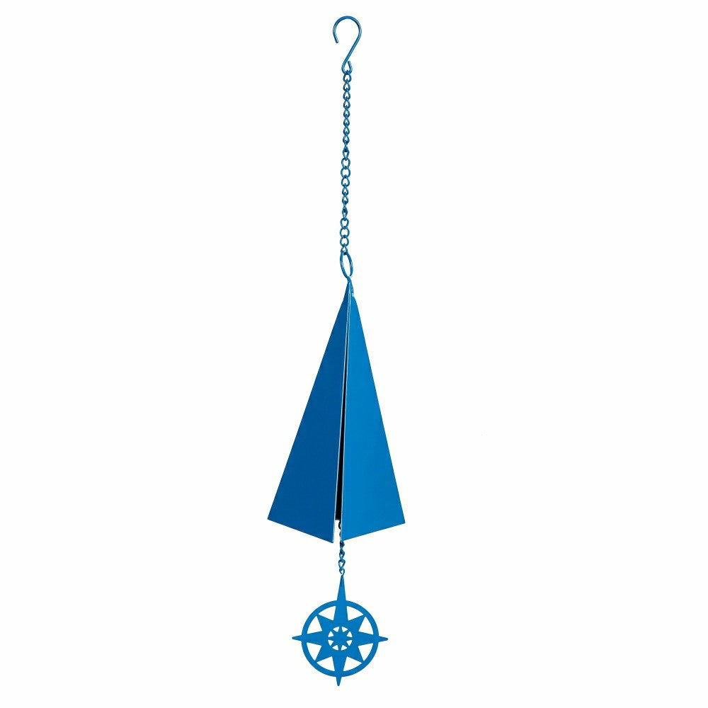 Plow & Hearth Metal Decorative Shaped Bell, Compass