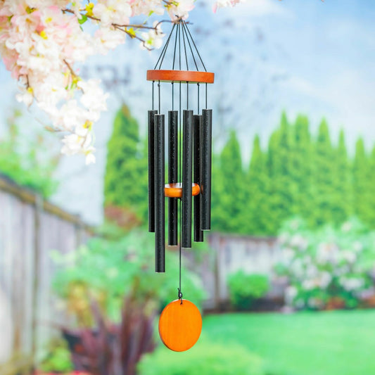 Plow & Hearth Amazing Grace Hand-Tuned Avria Wind Chime, 27" H