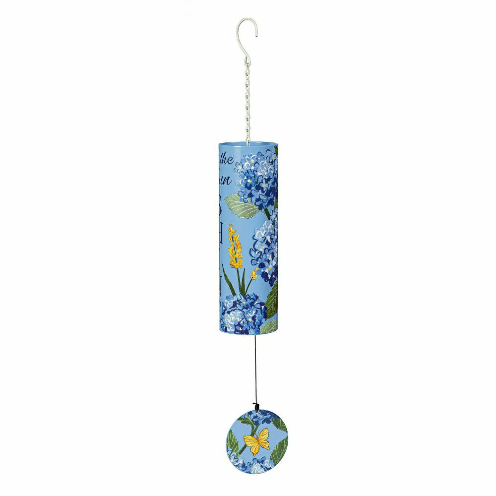 Plow & Hearth Cylinder Chime, "Let the Sun Shine", 36"