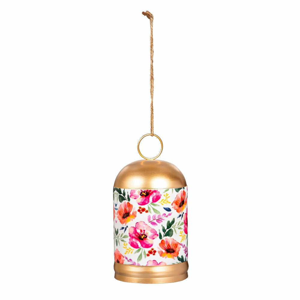 Plow & Hearth Pastels of Nature Printed Metal Bell