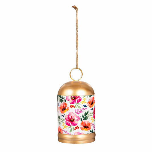 Plow & Hearth Pastels of Nature Printed Metal Bell