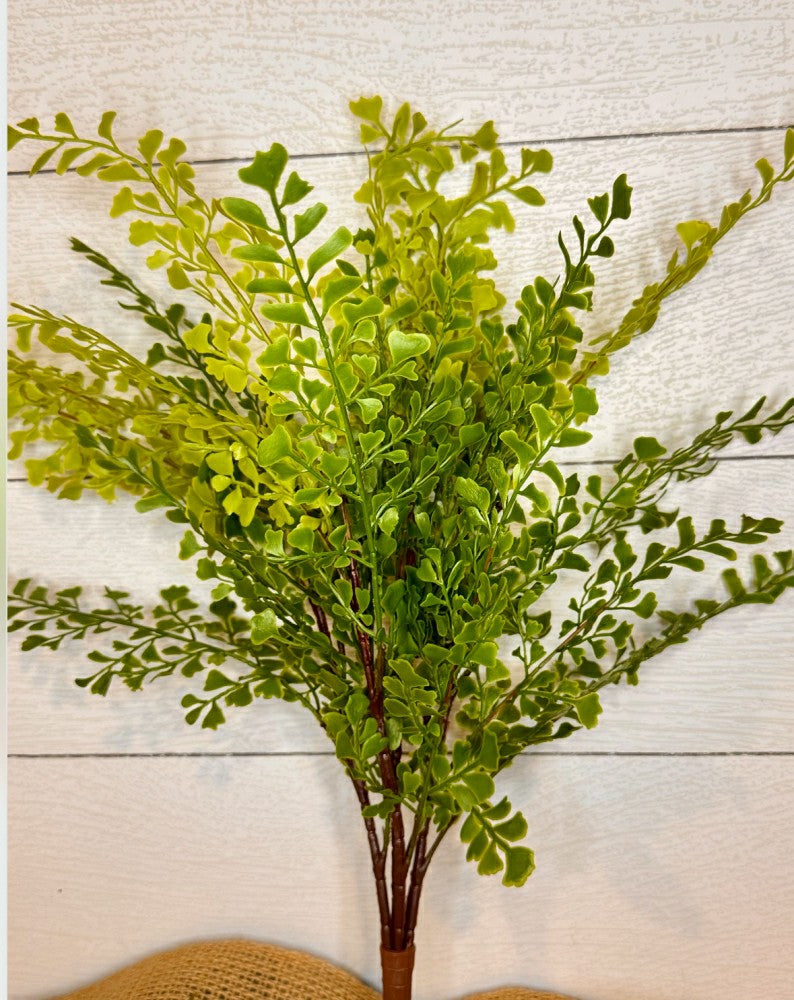 Plow & Hearth Real Touch Artificial Maidenhair Fern- Bundle of 4