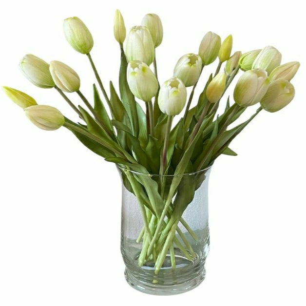 Plow & Hearth Artificial Real Touch Tulips - Bundle of 10