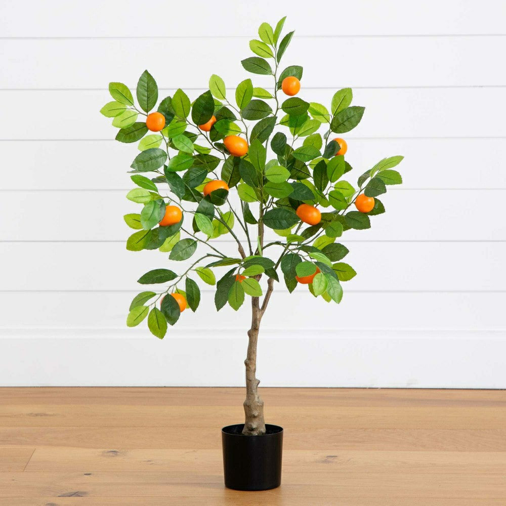 Plow & Hearth 3’ Artificial Tangerine Tree