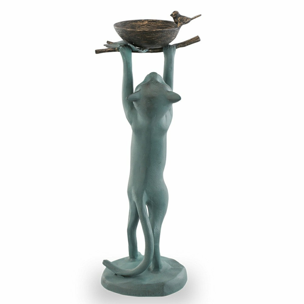 Plow & Hearth Playful Cat Bird Feeder