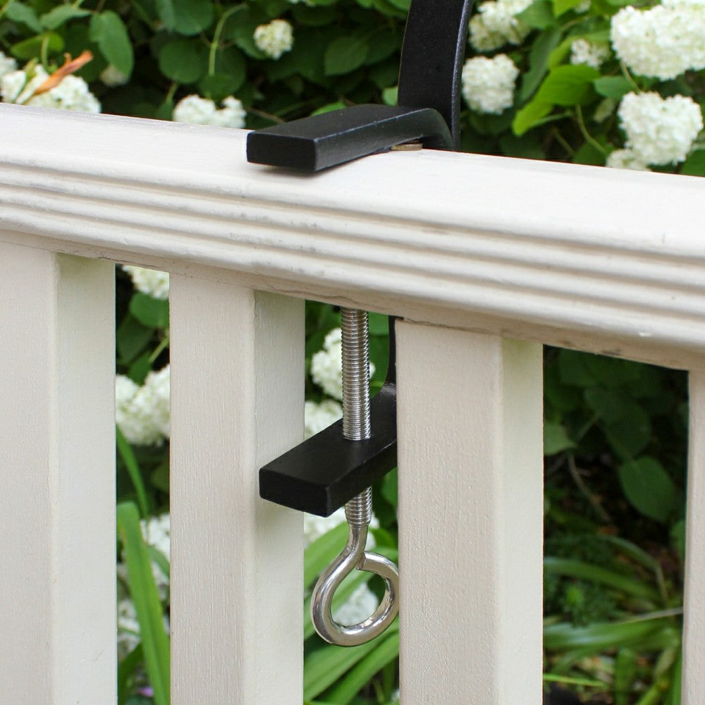 Plow & Hearth Antiqued Birdbath & Railing Bracket