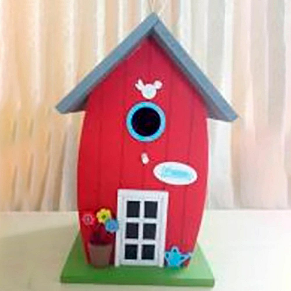 Plow & Hearth Whimsy Cottage Wood Bird House