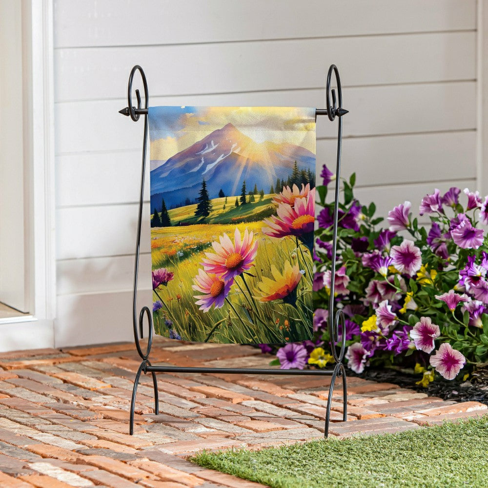 Plow & Hearth Amazing View Suede Garden Flag