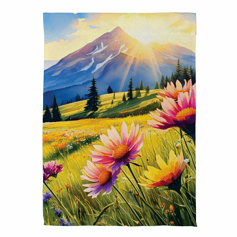 Plow & Hearth Amazing View Suede Garden Flag