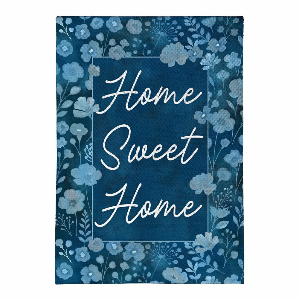 Plow & Hearth VivaStyle Gilded Meadow Burlap Garden Flag TWO