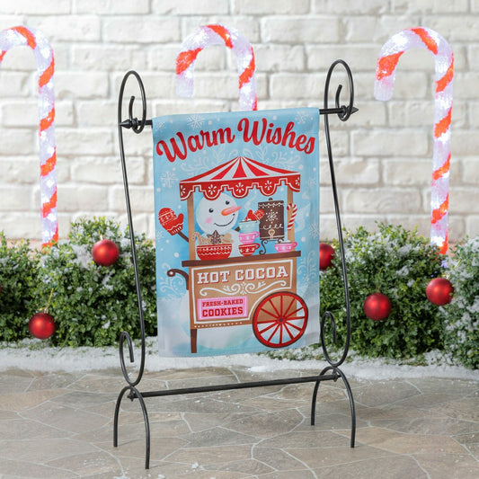 Plow & Hearth Baking Spirits Bright Suede Garden Flag