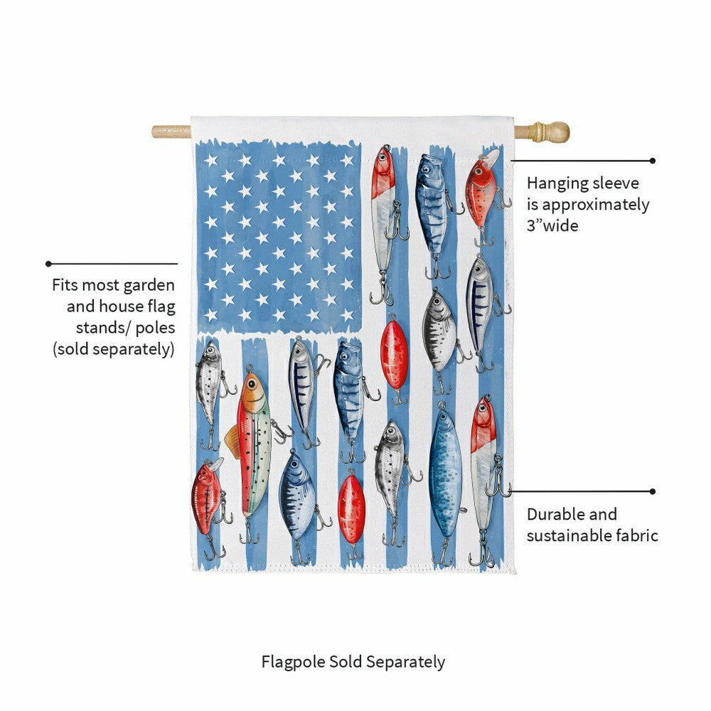 Plow & Hearth Suede House Flag