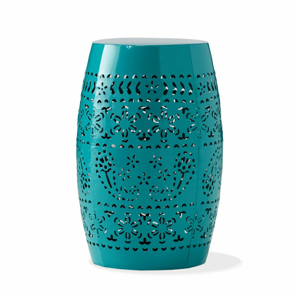 Plow & Hearth Bloom Outdoor Lace-Cut Side Table