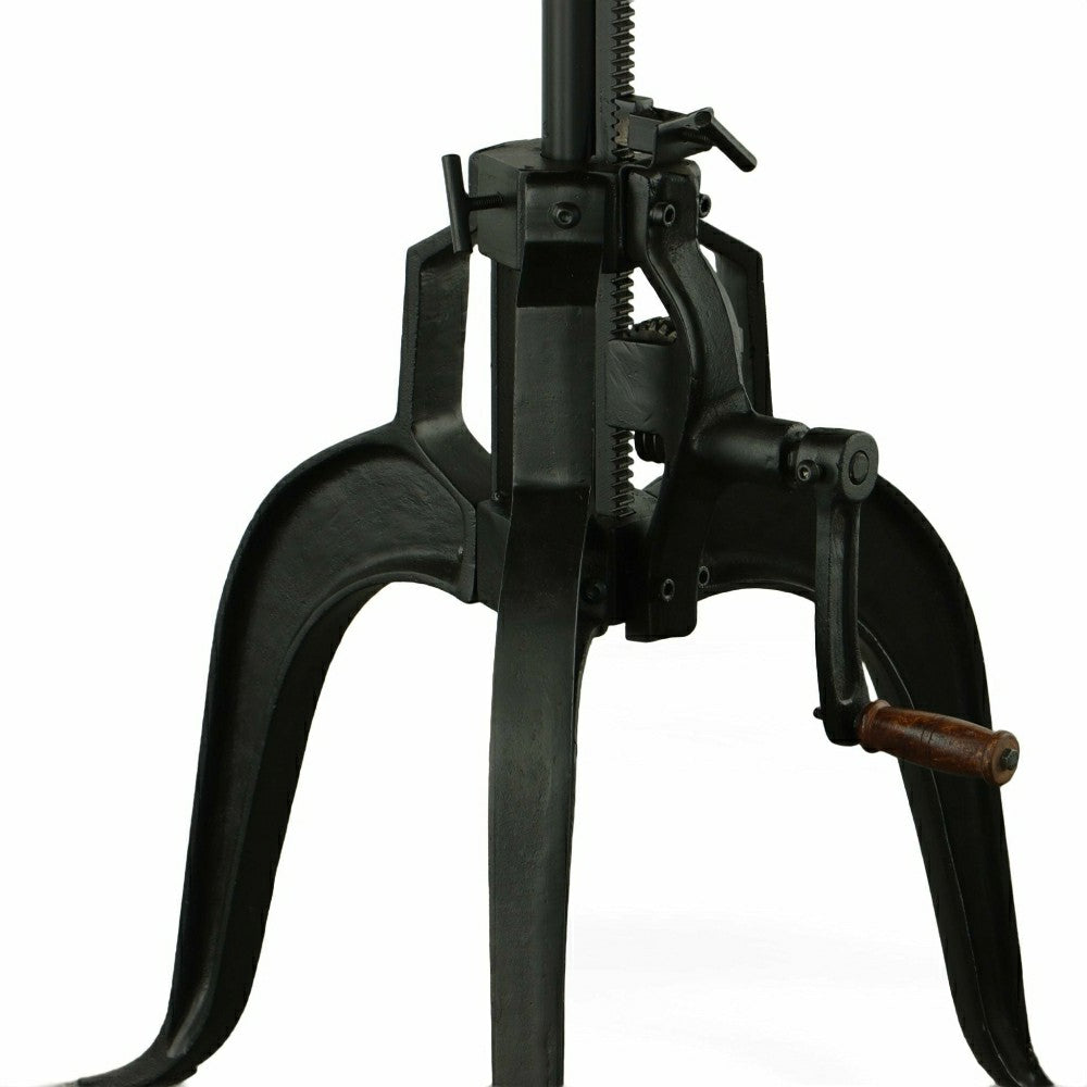 Plow & Hearth Bentley Adjustable Crank Table, Chestnut