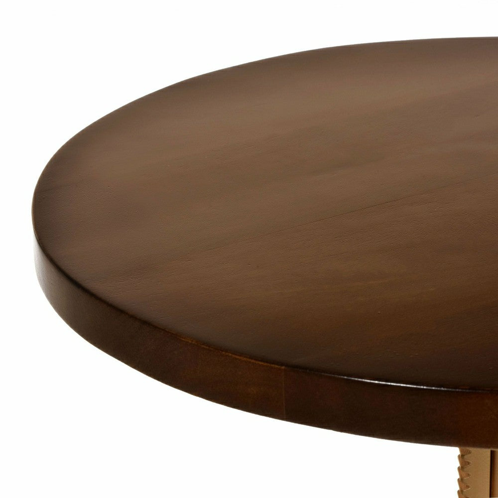 Plow & Hearth Regan Adjustable Accent Table, Elm