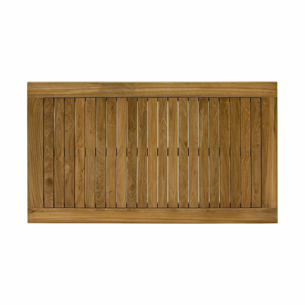 Plow & Hearth Kauai Natural Teak Indoor/Outdoor Coffee Table